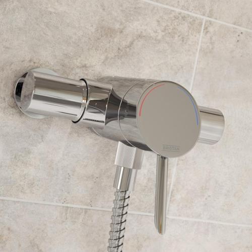 Bristan Acute Thermostatic Mixer Shower Exposed with Adjustable Head AE2 SHXAR C